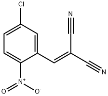 [(5-Chloro-2-nitrophenyl)methylene]malononitrile Structure