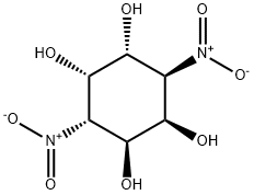 2,3,5,6-TETRAHYDROXY-1,4-DINITROCYCLOHEXANE DIHYDRATE Structure