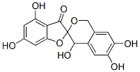 1',4'-Dihydro-4,4',6,6',7'-pentahydroxyspiro[benzofuran-2(3H),3'-[3H-2]benzopyran]-3-one Structure