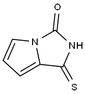 1,2-Dihydro-1-thioxo-3H-pyrrolo[1,2-c]imidazol-3-one Structure