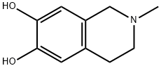 2-methyl-6,7-dihydroxy-1,2,3,4-tetrahydroisoquinoline Structure