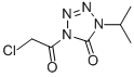 5H-Tetrazol-5-one, 1-(chloroacetyl)-1,4-dihydro-4-(1-methylethyl)- (9CI) Structure