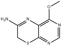 4-Methoxy-7H-pyrimido[4,5-b][1,4]thiazin-6-amine Structure