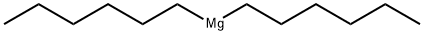 dihexylmagnesium Structure