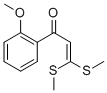 1-(2-METHOXY-PHENYL)-3,3-BIS-METHYLSULFANYL-PROPENONE Structure