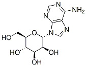 9H-Purin-6-amine, 9-.alpha.-D-mannopyranosyl- Structure