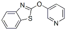 2-(3-pyridyloxy)benzothiazole  Structure