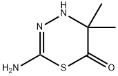 6H-1,3,4-Thiadiazin-6-one, 2-amino-4,5-dihydro-5,5-dimethyl- (9CI) Structure
