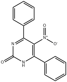 5-Nitro-4,6-diphenylpyrimidin-2(1H)-one Structure