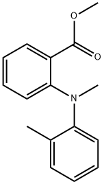 methyl 2-[methyl(2-methylphenyl)amino]benzoate  Structure