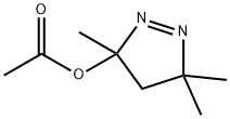 (3,5,5-trimethyl-4H-pyrazol-3-yl) acetate Structure
