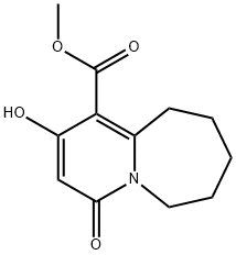 METHYL 2-HYDROXY-4-OXO-4,6,7,8,9,10-HEXAHYDROPYRIDO[1,2-A]AZEPINE-1-CARBOXYLATE Structure