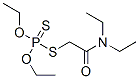 2-diethoxyphosphinothioylsulfanyl-N,N-diethyl-acetamide Structure