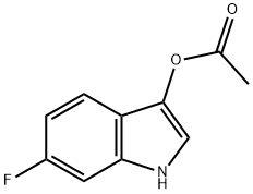 6-FLUORO-1H-INDOL-3-YL ACETATE Structure