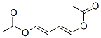 1,3-Butadiene-1,4-diol, diacetate Structure
