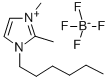 1-HEXYL-2,3-DIMETHYLIMIDAZOLIUM TETRAFLUOROBORATE Structure