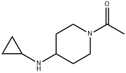 1-ACETYL-N-CYCLOPROPYLPIPERIDIN-4-AMINE Structure
