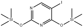 5-iodo-2,4-bis-O-trimethylsilyluracil Structure