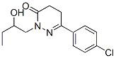 6-(4-CHLOROPHENYL)-4,5-DIHYDRO-2-(2-HYDROXYBUTYL)-3(2H)- PYRIDAZINONE) Structure