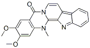2,3-Dimethoxy-14-methylindolo[2',3':3,4]pyrido[2,1-b]quinazolin-5(14H)-one Structure
