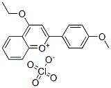 4-ethoxy-2-(4-methoxyphenyl)-1-benzopyrylium perchlorate Structure