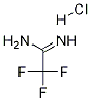 EthaniMidaMide, 2,2,2-trifluoro-, Monohydrochloride Structure