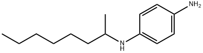 N-(1-Methylheptyl)-1,4-benzenediamine Structure