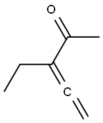 3,4-Pentadien-2-one, 3-ethyl- (9CI) Structure