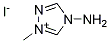 4-aMino-1-Methyl-4H-1,2,4-triazol-1-iuM iodide Structure