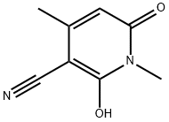 1,6-dihydro-2-hydroxy-1,4-dimethyl-6-oxo-3-Pyridinecarbonitrile Structure