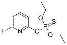 Thiophosphoric acid O,O-diethyl O-(6-fluoro-2-pyridinyl) ester Structure