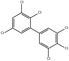 2,3,3',4',5,5'-HEXACHLOROBIPHENYL Structure