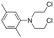N,N-bis(2-chloroethyl)-2,5-dimethyl-aniline Structure