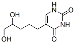 5-(4',5'-dihydroxypentyl)uracil Structure