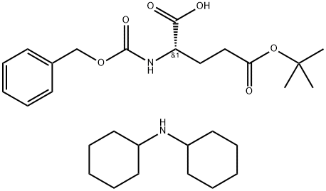 Z-GLU(OTBU)-OH DCHA Structure