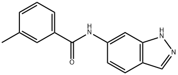 Benzamide, N-1H-indazol-6-yl-3-methyl- (9CI) Structure