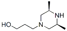 1-Piperazinepropanol,3,5-dimethyl-,(3R,5S)-rel-(9CI) Structure