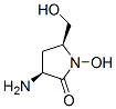2-Pyrrolidinone, 3-amino-1-hydroxy-5-(hydroxymethyl)-, (3S,5S)- (9CI) Structure