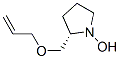 Pyrrolidine, 1-hydroxy-2-[(2-propenyloxy)methyl]-, (2S)- (9CI) Structure