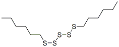 dihexyl pentasulphide  Structure