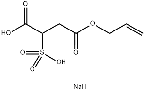 disodium 4-allyl 2-sulphonatosuccinate  Structure