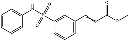 3-(3-PhenylsulfaMoylphenyl)acrylic acid Methyl ester Structure