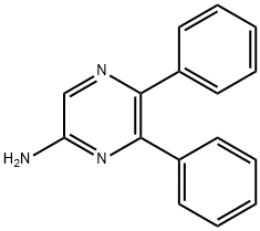 2-Pyrazinamine, 5,6-diphenyl- Structure