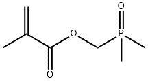 (dimethylphosphinyl)methyl methacrylate Structure