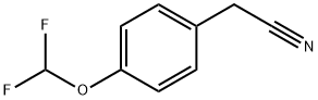 4-(DIFLUOROMETHOXY)PHENYLACETONITRILE Structure