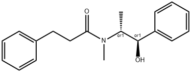N-(2-HYDROXY-1-METHYL-2-PHENYLETHYL)-N-METHYL-3-PHENYLPROPIONAMIDE Structure