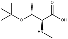 N-ME-THR(TBU)-OH Structure