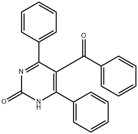5-Benzoyl-4,6-diphenylpyrimidin-2(1H)-one Structure