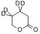 DELTA-VALEROLACTONE-3,3,4,4-D4 Structure