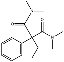 2-Ethyl-N,N,N',N'-tetramethyl-2-phenylpropanediamide Structure